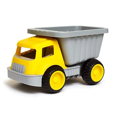 Afbeelding van Hape Load &amp; Tote Dump Truck, yellow grey
