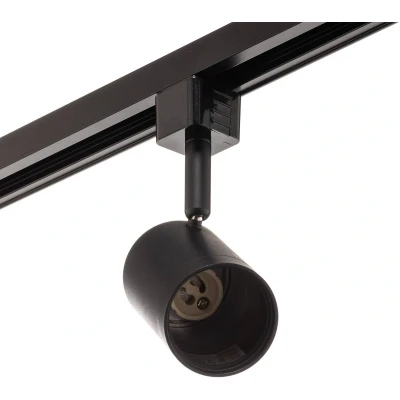 Afbeelding van Prios 1 fase railsysteem Jorell, zwart, 5 lamps, GU10