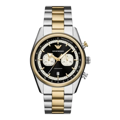 Afbeelding van Emporio Armani Heren horloge zilverkleurig met band