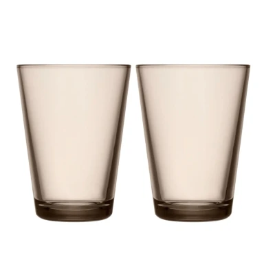 Afbeelding van Iittala Longdrinkglazen Kartio Linnen 400 ml 2 Stuks