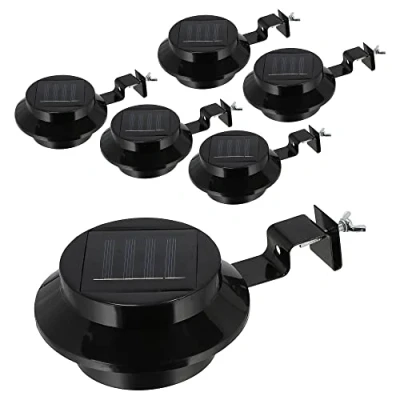 Afbeelding van Set Van 6 dakgoot solarlampen 12 x cm kunststof