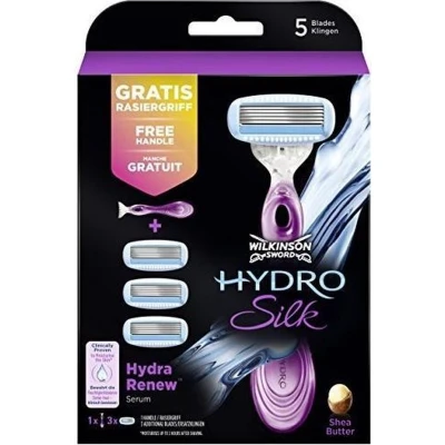 Afbeelding van Wilkinson Hydro Silk Houder met 3 Scheermesjes Voordeelpakket