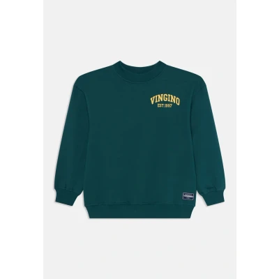 Afbeelding van Vingino ICON CREW Sweater voor kinderen, Maat: 140, Dark jungle green