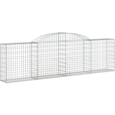 Afbeelding van Schanskorf gewelfd 300x30x80/100 cm gegalvaniseerd ijzer
