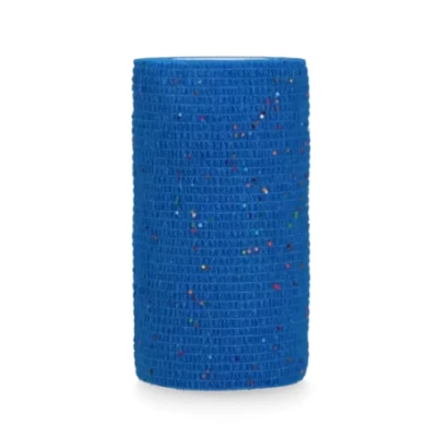 Afbeelding van Bandage animal blauw glitter profi 10 cm