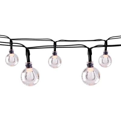 Afbeelding van Grundig Solar Lichtslinger 6,9M 50 LED Bollen Tuinverlichting op Zonne energie