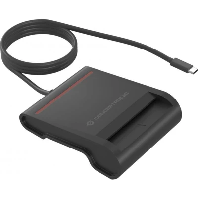 Afbeelding van Conceptronic SCR01BC smart card reader Binnen USB Type C Zwart