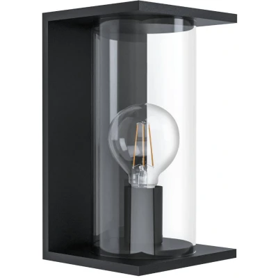 Afbeelding van EGLO Cascinetta Wandlamp Voor buiten E27 28cm IP44 Zwart