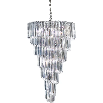 Afbeelding van Searchlight Sigma Hanglamp Ø 67 X 250 Cm Chroom