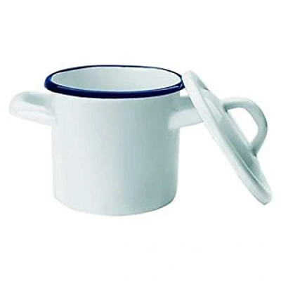 Afbeelding van IBILI 902910 Mini kookpot staal, wit, 10 cm