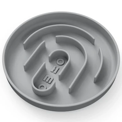Afbeelding van OHMO Anti schrok voerbak voor katten en puppy&#039;s, geen zuignap (15 cm, klassiek), gezonde voeding, stop opgeblazen honden, antislip, milieuvriendelijke siliconen