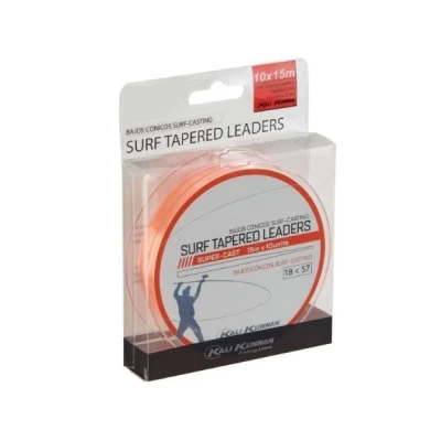 Afbeelding van Kali Kunnan Surf Tap Leader Orange 16 52mm 10x15m Leaders