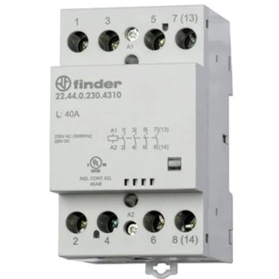 Afbeelding van Finder 22.44.0.230.4610 Installatiezekeringautomaat 2x NC, NO 440 V/AC 1 stuk(s)