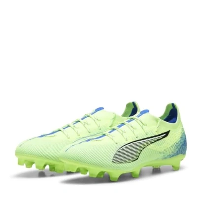 Afbeelding van Puma Ultra 5 PRO FG/AG Voetbalschoenen met kunststof noppen, Heren, Maat: 39, Fizzy apple/white/bluemazing Textiel/ synthetisch