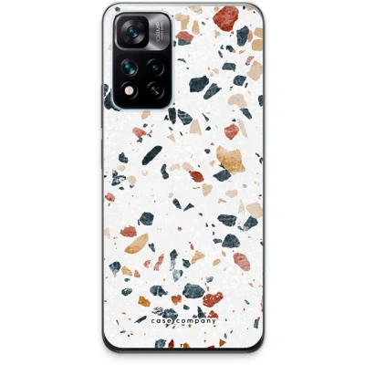 Afbeelding van Case Company® hoesje geschikt voor Xiaomi 11i Terrazzo N4 Soft Cover Telefoonhoesje Bescherming aan alle Kanten en Schermrand