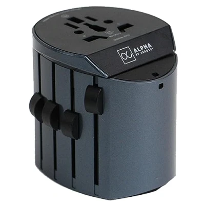 Afbeelding van SKROSS Alpha von Wereldwijd universele reisadapter Spanning en weerstand: 100 V 1000W / 2500V 2500W 10A voor laptop föhn