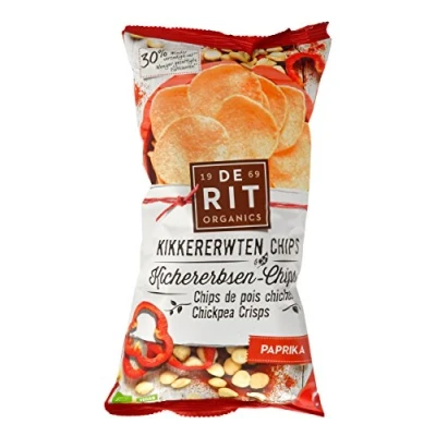 Afbeelding van De Rit Kikkererwten Chips Paprika 75GR
