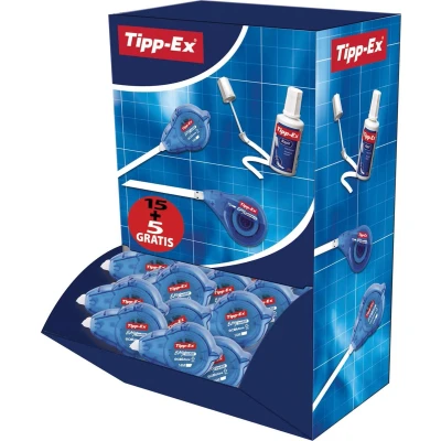 Afbeelding van Tipp ex Correctieroller Ecolutions Easy Refill Doos Van 20 Stuks (15 + 5 Gratis)