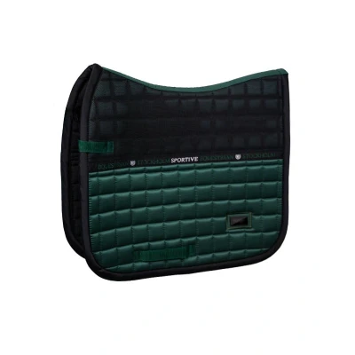 Image de Equestrian Stockholm FW&#039;22 Sportive Sycamore Green dressage saddlepad