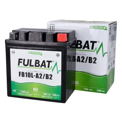 Afbeelding van Fulbat Accu YB10L A2/B2 Gel 12V 11Ah (Onderhoudsvrij)