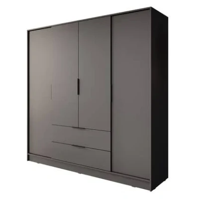 Afbeelding van Meubella Kledingkast Kellan Grijs 206 cm