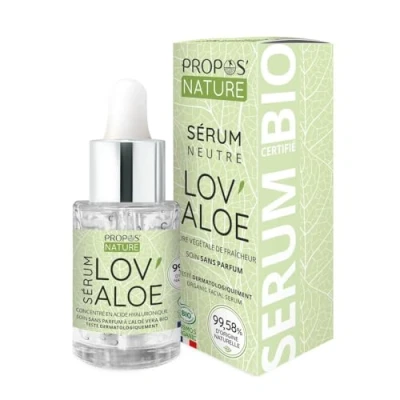 Image de Sérum Bio Aloé Vera et Acide Hyaluronique (3%) Anti âge 30ml Propos&#039;Nature