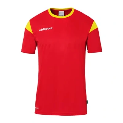 Afbeelding van Uhlsport Squad 27 Shirt Korte Mouw Kinderen Rood / Geel Maat: 128