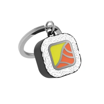 Afbeelding van Metalmorphose sleutelhanger Sushi Multi color / Metaal