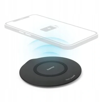 Afbeelding van Hama Wireless Charger Qi Fc15 15 W Draadloze Smartphone Oplaadpad Zwart