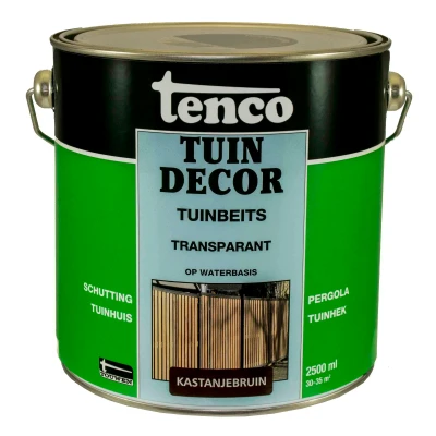 Afbeelding van Tenco Tuindecor Transparant 2,5 ltr kastanjebruin Buiten onderhoud