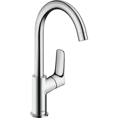 Afbeelding van Hansgrohe Logis 1 greeps wastafelkraan 210 draaibare uitloop met