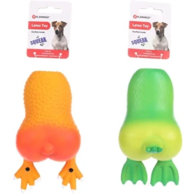 Afbeelding van Flamingo Regis Speelgoed Honden Hs Latex Kip Multi 18cm Assortiment 1st 131310