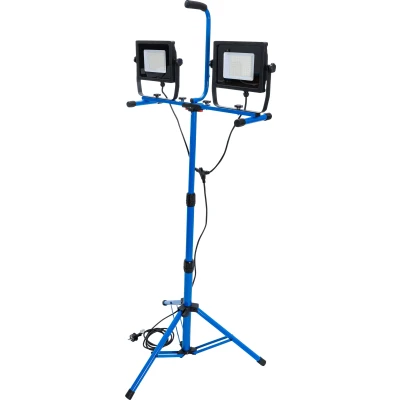 Afbeelding van BGS Duo SMD LED werkspotlamp met statief 2 x 70 Watt