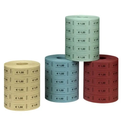 Afbeelding van Herlitz 10733368 Set van 5 x 1000 kleurrijke prijskaartjes 1 euro (import Duitsland) willekeurige kleur