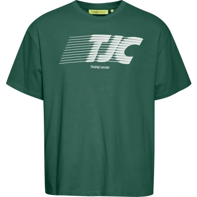 Afbeelding van Thejoggconcept Silas LOGO Tshirt print, Heren, Maat: Large, Evergreen