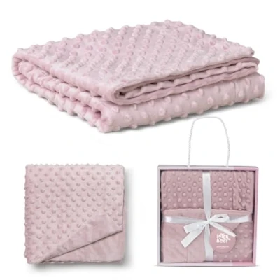 Afbeelding van Interbaby Bubbeldeken voor baby&#039;s, in make up, roze, 1 stuk