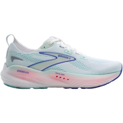 Afbeelding van Brooks Glycerin GTS 22 Hardloopschoenen voor op de weg, Dames, Maat: 39, White limpet shell amparo blue Textiel