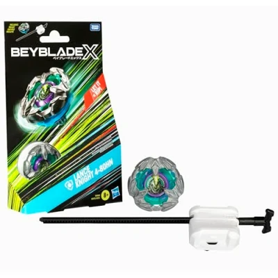 Afbeelding van Beyblade X, Starter Pack met wedstrijdtol Lance Knight 4 80HN en launcher