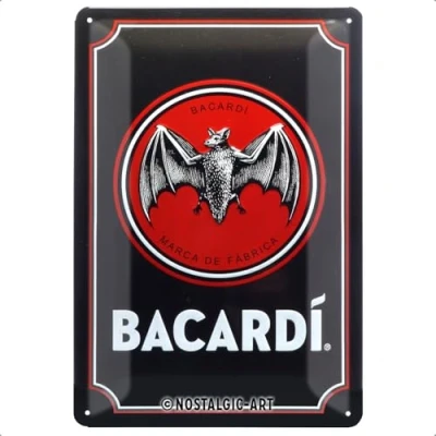 Afbeelding van Wandbord Bacardi New Logo 20x30cm