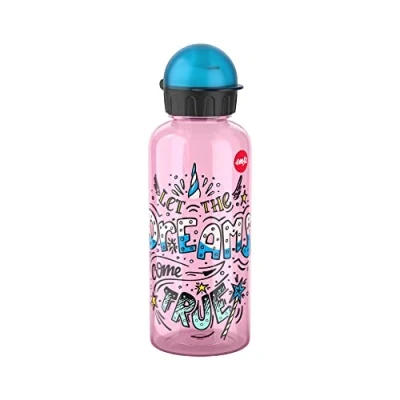 Afbeelding van Emsa Teens N30604 Tritan drinkfles 0,6 liter inhoud 100% veilig, praktisch, hygiënisch, lekvrij, veilig met intelligent deksel, robuust, design Dreams