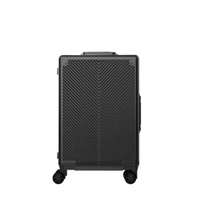Afbeelding van Licenty Handbagage Koffer Zwart Reiskoffer Aluminium met wielen TSA Kofferslot