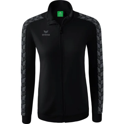 Afbeelding van Essential Team Tracktop jack dames zwart/slate grey / 36