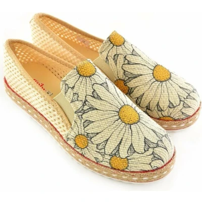 Afbeelding van GOBY Dasies Ballerinas Sneakers Hoge kwaliteit Handmade Meisjesprint Maat 36