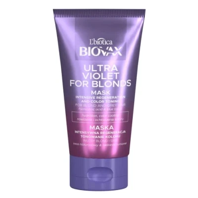 Afbeelding van Ultra Violet intensief regenererend toning masker voor blond en grijs haar 150ml