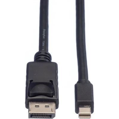 Afbeelding van ROLINE GREEN DisplayPort kabel, DP Male Mini Male, TPE, zwart, 1 m