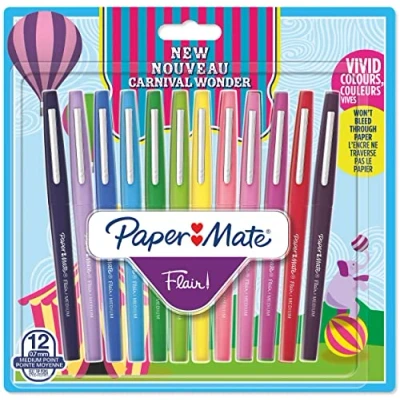 Afbeelding van Paper Mate 1 x 12 viltstiften Flair Carnival Wonder M