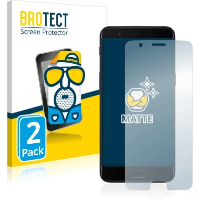 Afbeelding van BROTECT Screenprotector voor OnePlus 5 Folie Beschermfolie matte (2 Stuks)