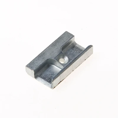Afbeelding van Sluitplaat hout vlak sponning 27mm zilve