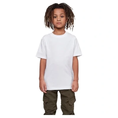 Afbeelding van Build Your Brand Kids Basic T shirt voor meisjes, Wit