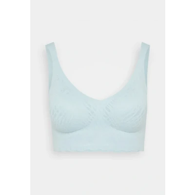 Afbeelding van Sloggi FEEL Bliss Bralette Pushup BH, Dames, Maat: XS, Misty turquoise